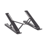 Soporte Para Laptop de 11-17.3" Ugreen, Con Docking Station, 2 Puertos USB 3.0 a 5GBPS, Ajuste de Altura, Aluminio, Color Negro, PC+ABS, Silicona, 80551