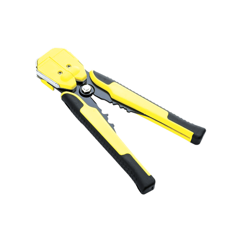 Pinza Multifuncional Pelacable Epcom Prensado Automatico Color Amarillo, JX-1301