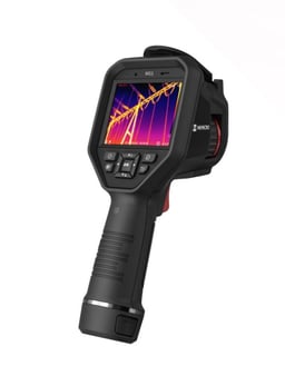 Cámara Termográfica Portátil Dual HIKMICRO HM-TP21S-7QF/W-M11, Lente Térmico 6.2 mm / Lente Óptico 8MP / Pantalla Táctil 3.5" / 128GB / Hasta 5 Horas de Funcionamiento Continuo / WiFi / IP54