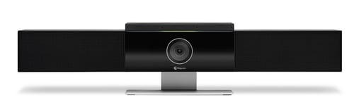 Barra de Sonido USB Polycom 7200-85830-034, con Camara 4K FOV DE 120° Seguimiento Automatico, Altavoz Estere USB/ BT, WI-FI, Control Remoto