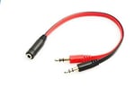 Cable Divisor de Audio 2 Plug a 1 Hembra 20CM Gigatech SMA-50