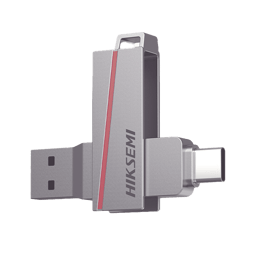 Memoria USB Dual 128GB Hikvision HS-USB-E307C/128G USB-C y USB-A, Alta Velocidad, Metalica