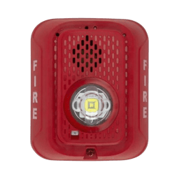 System Sensor Sirena con Lámpara Estroboscópica, Montaje en Pared, Rojo