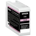Cartucho de Tinta Epson Magenta Claro Vivo Ultrachrome Pro10 T770, 25ml, T770620