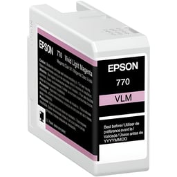 Cartucho de Tinta Epson Magenta Claro Vivo Ultrachrome Pro10 T770, 25ml, T770620