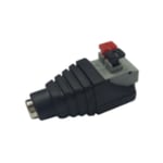 10 adaptadores Saxxon Tipo Jack Hembra Polarizado De 12vcd / Con Terminales De Presión / Fácil Conexión, Psubr17h