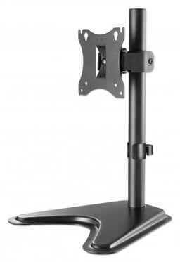 Soporte Para Monitor 17" a 32" Manhattan 462037, de Escritorio, Hasta 7KG, Inclinacion/ Altura Ajustable, Color Negro