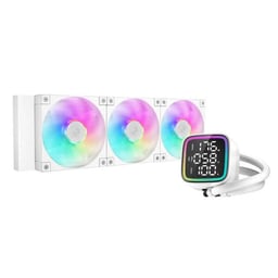 Enfriamiento Liquido DeepCool LD360 WH / ARGB / 3x120mm / 2400RPM / Socket LGA 1700 / AM4 / AM5 / Color Blanco / R-LD360-WHDMMN-G-1