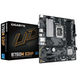 Tarjeta Madre Gigabyte B760M D3HP Socket LGA1700/DDR5/DP/HDMI/D-SUB/PCIE 4.0/M.2