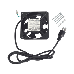 Ventilador 110VCA de 12X12CM con Cable y Clavija para Rack, LP-VENT-BASIC
