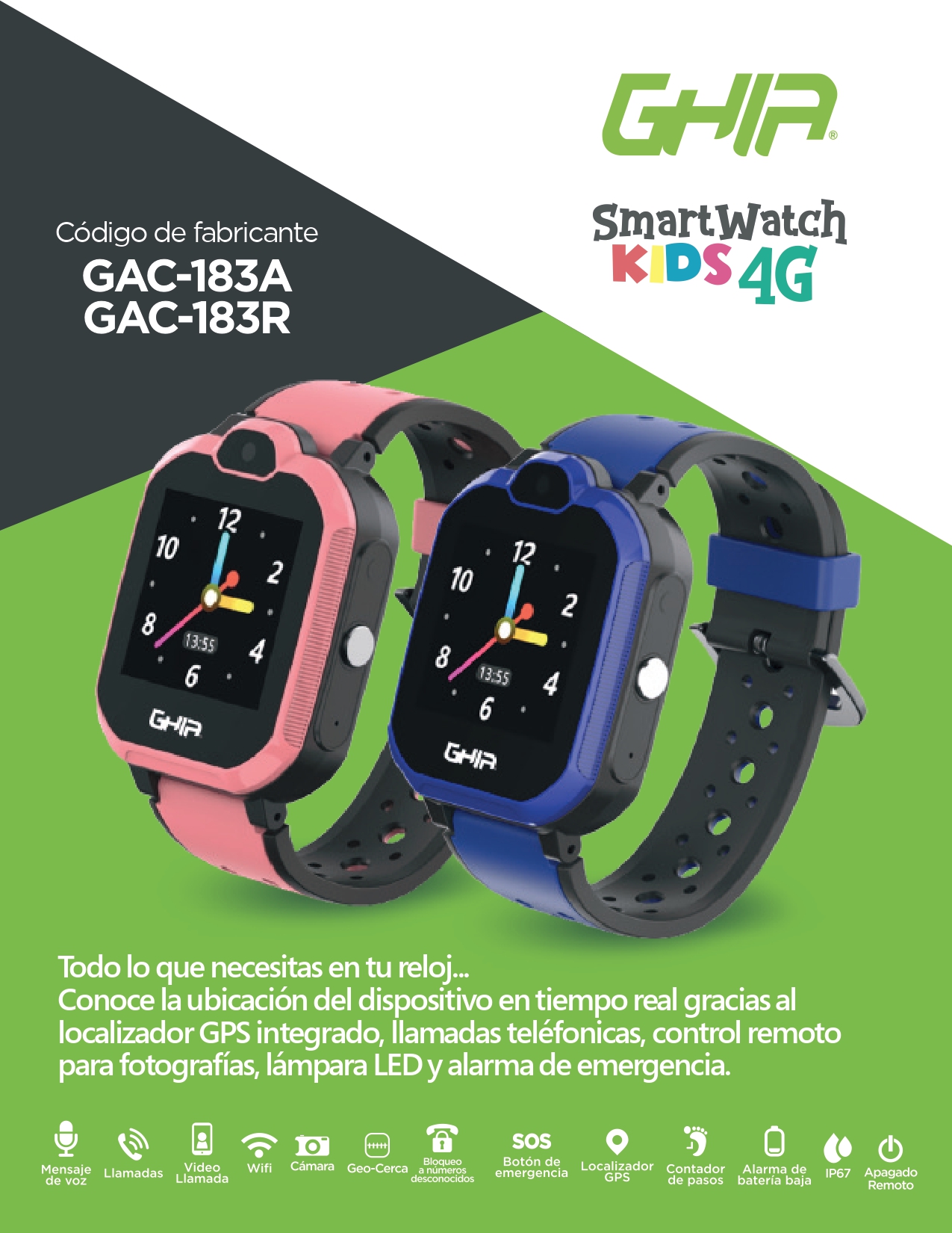 Ghia Gac 005 Reloj Ghia Smartwatch Draco Smartwatch Marca Ghia