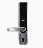 Cerradura Autonoma Izquierda ZKTeco TL400BL Bluetooth de Huella Digital, Tarjeta de Proximidad y Contraseña