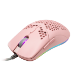 Mouse Game Factor MOG601 Gamer, RGB, color rosa, USB, MOG601-PK