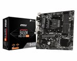 Tarjeta Madre MSI B450M PRO-VDH MAX Socket AM4/ 2XDDR4 /6XUSB 3.2/ HDMI/ DVD/ VGA, 7A38-043R