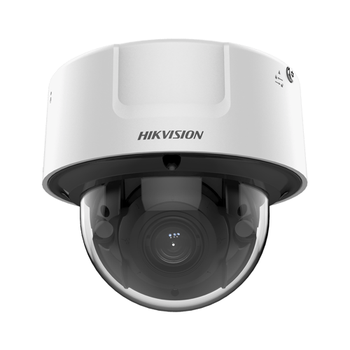 Camara Domo IP Hikvision IDS-2CD7186G0-IZS/ TEA 8MP/ Lente Mot. 8-32 MM/ Darkfighter/ WDR 120 DB/ IK10/ IR 30 MTS/ Conteo Facial/ Deteccion Facial/ Interior/ POE