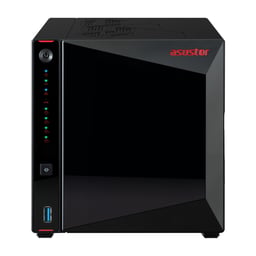 Servidor NAS Asustor AS5404T NIMBUSTOR 4 Gen 2/4 Bahias/48TB/Intel Celeron N5105 2GHZ/USB 3.2/Color Negro