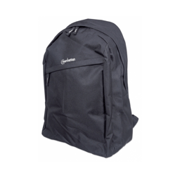 Mochila Para Laptop 15.6" Manhattan 439831 Knappack De PVC / Poliéster / Color Negro