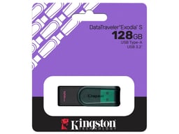 Memoria USB 3.0 128GB DKS DoorKing DataTraveler Exodia S/Con Tapa Giratoria/Verde/KC-U3C128-7TG