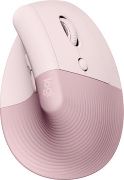 Mouse Inalambrico Logitech Lift Vertical Bolt Ergonocmico/ USB/ Bluetooth/ Color Rosa, 910-006472