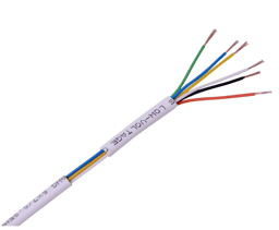 Metro De Cable De CCA 6x22 AWG / Sfire MT SF-22-06-LE / Color Blanco Para CCTV / Alarmas
