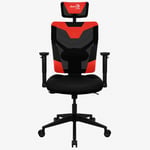 Silla Gamer Aerocool Guardian Champion Negro/Rojo, Reclinable, Hasta 150KG, Reposabrazos 2D, 4710562758313