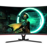 Monitor 32" AOC C32G3E 1920X1080P 165HZ/ 2HDMI/ VGA/ DisplayPort/ Aspecto 16:9/ Bisel Ultra Delgado