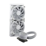 Enfriamiento Liquido Cooler Master Masterliquid ML240 Illusion, White Edition, 2X120MM, MLX-D24M-A18PW-R1