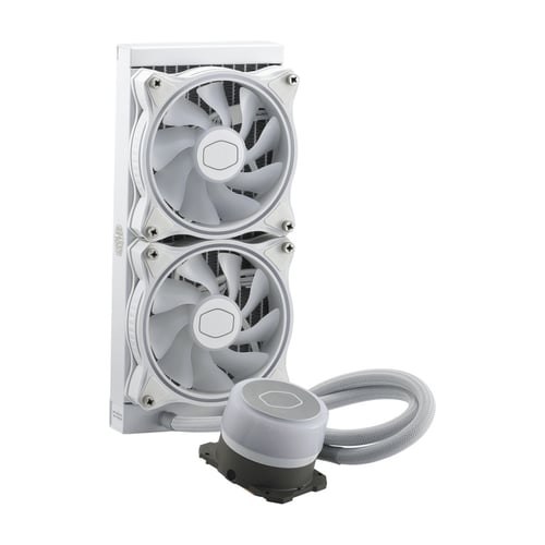 Enfriamiento Liquido Cooler Master Masterliquid ML240 Illusion, White Edition, 2X120MM, MLX-D24M-A18PW-R1