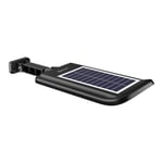 Lampara LED Steren LAM-081 Sensor de Movimiento/ Panel Solar/ Bateria Recargable/ Color Negro