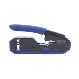 Pinza Slim Para Corte y Terminado de Plugs RJ45/RJ11 Epcom Powerline EP668 Acero al Carbon y Mango Ergonomico