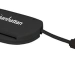 Lector de Tarjetas Inteligentes + SIM (C/Chip) USB 2.0 Manhattan 102032
