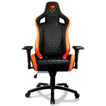 Silla Gamer Cougar Armor S Negro/ Naranja Hasta 120KG, 3MGC2NXB.0001