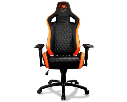 Silla Gamer Cougar Armor S Negro/ Naranja Hasta 120KG, 3MGC2NXB.0001