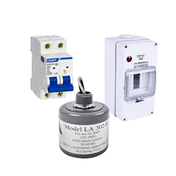 Kit de Centro de Carga EPCOM POWERLINE PL63ACA Para Corriente Alterna/Breaker de Hasta 400VCA de 63A Con Supresor de Picos Transitorios