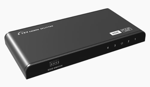 Divisor HDMI 1 a 4 Epcom Salida 4K X 2K @ 60HZ&HDR/ Compatible con HDMI2.0, HDCP2.0/ Soporta Entrada de 10M y Salida Hasta 10M, TT314HDR-V2.0