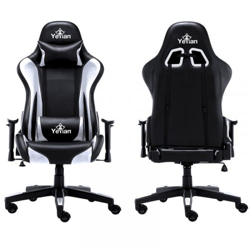 Silla Gaming Yeyian YFRW-042920 Ryuji White, Poli/Nyl, Soporta 150KG