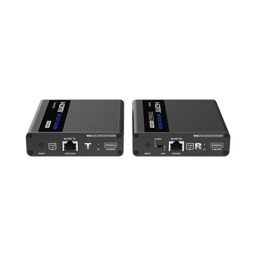 Kit Extensor HDMI Punto a Punto IPcolor 70 Metros 4K/60HZ HDR, Latencia Cero con IR Bidireccional, TT-676E
