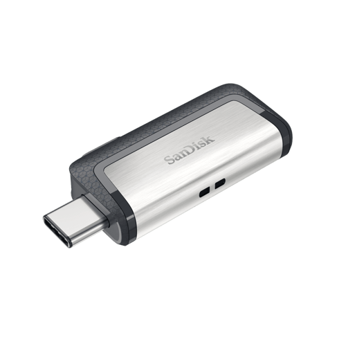 Memoria USB 256GB Sandisk Ultra Dual Drive, USB-C/ USB-A 3.0, Lectura 150MB/S, Negro, SDDDC2-256G-G46