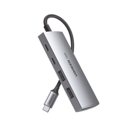 Hub Usb-C 4 En 1 Ugreen 30758 2 Usb-C 2 Usb-A Aluminio