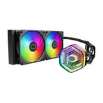 Enfriamiento Liquido Cooler Master Masterliquid ML240 2X120MM, 690-2500RPM, MLX-D24M-A25PZ-R1
