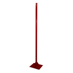 Base plana con mástil integrado 2m para punta pararrayo, BP/M2