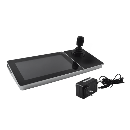 Controlador IP (Joystick) Hikvision con Pantalla Tactil de 10.1"/ S.O. Android Ver. 4.4 / Compatible con Camaras IP, Domos IP/ PTZ IP/ DVRS y NVRS, DS-1600KI(B)