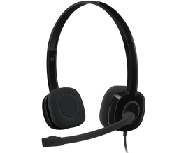 Diadema audífono con micrófono Logitech H151, 981-000587