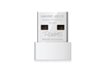 Tarjeta de red inalámbrica mini USB Mercusys MW150US, 802.11N 150MBPS