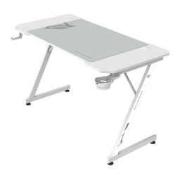 Escritorio Gamer Balam Rush Olympus Spot MRX4000/120X60CM/Porta Vasos/Gancho Para Audifonos/Tapete XXL 80X50CM/Color Blanco/BR-941426