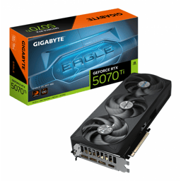 T/Video Gigabyte GV-N507TEAGLE OC-16GD Geforce RTX 5070 TI / 16GB GDDR7 / PCI-E 5.0 / 1x HDMI / 3x DP / RGB / Bios Dual / Color Negro
