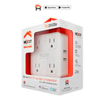 Contacto Inteligente WIFI Nexxt NHP-T610 4X Nema 5–15R/4X USB Blanco