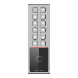 Teclado Exterior Antivandalico IP65 & IK08 Hikvision DS-K1T805MX, Acceso Por PIN o Tarjeta Mifare, Alta y Baja de Passwords Remotamente Con Horarios