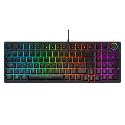 Teclado Alámbrico Mecánico Balam Rush Dominate X Pro GK777/RGB/SNK Red Switch/Español/Negro/BR-945776