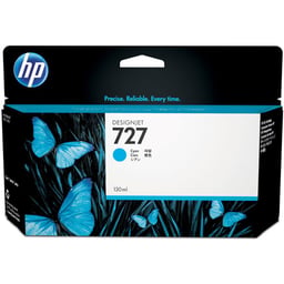 Cartucho de tinta HP LF cyan B3P19A Designjet 727